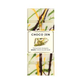 Choco Zen Pistachio Kunafa White Dubai Chocolate Bar