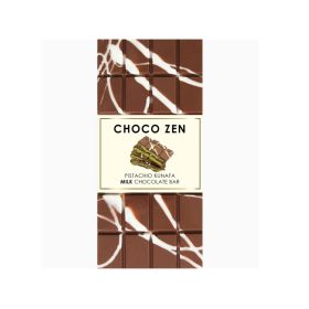 Choco Zen Pistachio Kunafa Milk Dubai Chocolate Bar