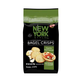 New York Style Garlic Parmesan Bagel Crisps