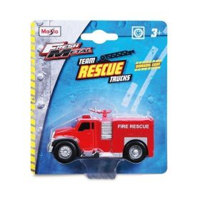 Maisto Fresh Metal Rescue Fire Trucks with Lights