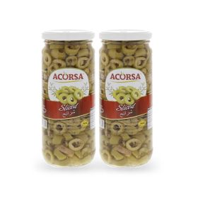 Acorsa Olives Green Sliced