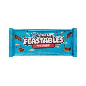 Mr Beast Feastables Milk Crunch Chocolate Bar