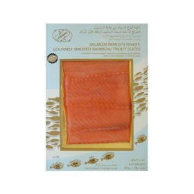Fishko Gourmet Smoked Rainbow Salmon Slices
