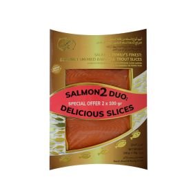 Fishko Smoked Salmon Duo Slices