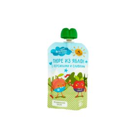 Vkusvill Puree Apple Peach and Cream