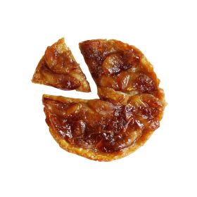 Fresh Apple Tatin Tart Slice