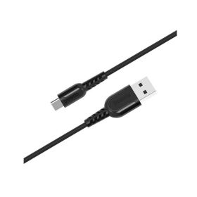 Porodo Metal Braided Type-C Cable Pd-cmetrp12-Black
