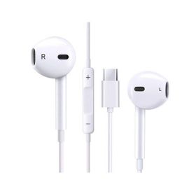 Porodo Stereo Earbuds Type-C Connector Pd-stcep-White