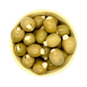 Green Olives Stuffed With Garlic