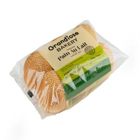 Grandiose Small Milk Bun Bread With Sesame Seeds