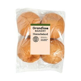 Grandiose Big White Plain Burger Bun