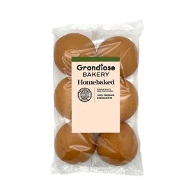 Grandiose Small White Plain Burger Bun