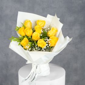 Simply Yellow Rose Bouquet
