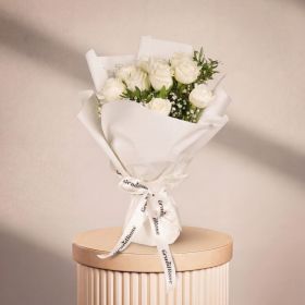 Simply White Rose Bouquet