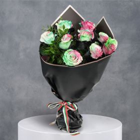 UAE Flag Rose Bouquet