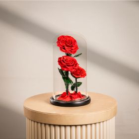 3 Infinity Red Roses