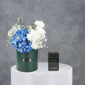 Morning Dew Bouquet with Hugo Boss for Him