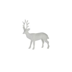 White Reindeer Decor