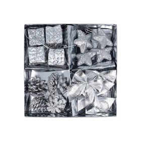 Hanging Christmas Silver Tree Decor