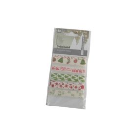 Christmas Ribbons with Tree Design