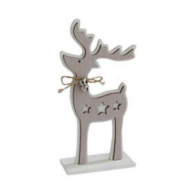 Silver Reindeer Christmas Decoration