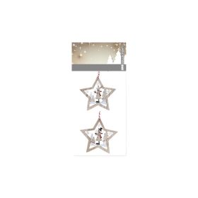 Hanging Christmas Snow Star Decor