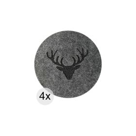 Christmas Reindeer Head Themed Table Placemat