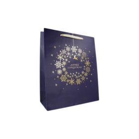 Christmas Blue Gift Bag