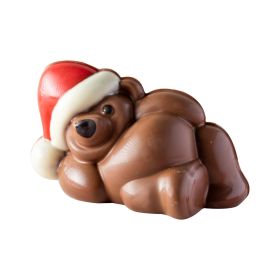 Choco Teddy with Santa Hat Chocolate