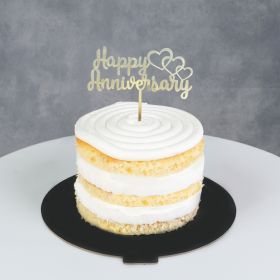 Mini Honey Cake with Happy Anniversary Stick