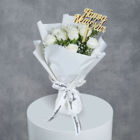 Simply White with New Year Stick