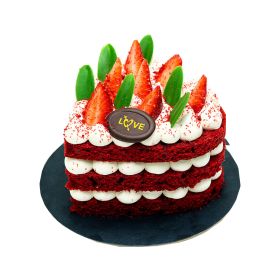 Valentine's Day Red Velvet Cake