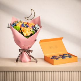 Moon Kaleidoscope Bouquet with Chocolatiere Premium Box