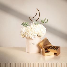 Moon Bloom N Shadow Box with NJD Chocolate Gift Box