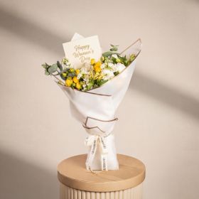 Sun Rays Mix with Women's Day Card