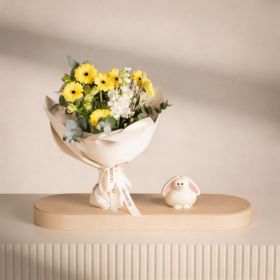 Easter Blooms with Willie The Rabbit