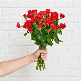 Bunch of Red Spray Rose