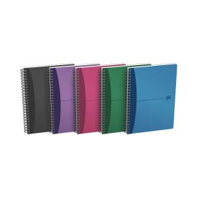 Oxford Polypropylene 14.8X21CM A5 100 Pages Spiral Office Notebook