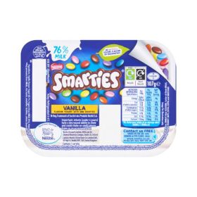 Nestle Vanilla Yogurt with Mini Smarties