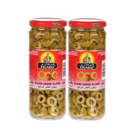 Figaro Sliced Green Olives