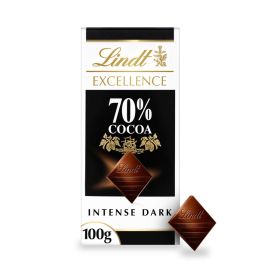 Lindt Excellence 70% Cocoa Intense Dark Chocolate
