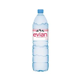 Evian Sunrise Natural Mineral Water 1.5L
