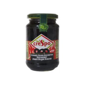 Crespo Sliced Black Olives Jar