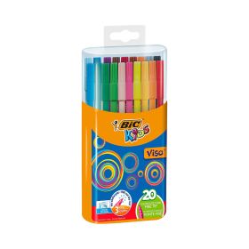 Bic Kids Visa Felt Tip Colouring Pen Case