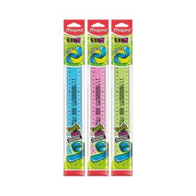 Maped 30Cm Twist N Flex Ruler Assorted