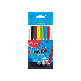 Maped Pulse Felt Pen Ocean Set 6 Colors