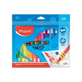 Maped Color Peps Twistable Crayons 24 Colors