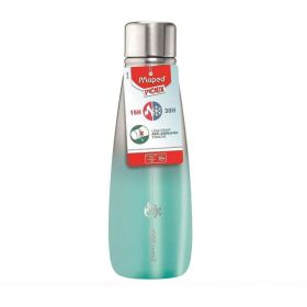 Maped Picnik Silver & Blue Stainless Steel Water Bottle 500ml 