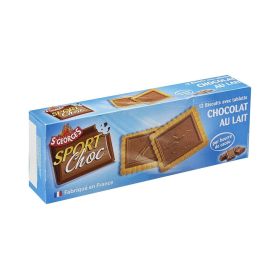 St Georges Sport Choc Chocolat Au Lait Biscuits