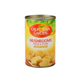 California Garden Mushrooms Pieces With Stems